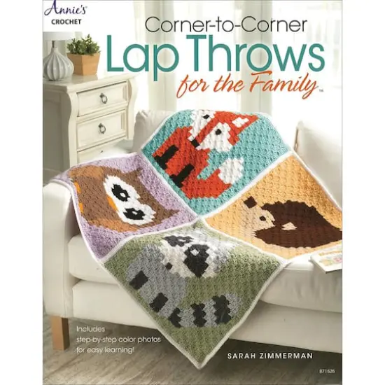 Annie's Crochet Corner To Corner Lap Throws Book {1}