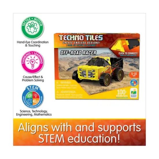 Techno Tiles - Off-Road Racer: 100+ Pcs {8}
