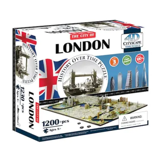 4D&trade; Cityscape London, England History Over Time Puzzle&trade; {1}