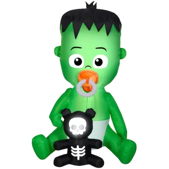 5.5ft. Airblown&reg; Inflatable Halloween Animated Nom Nom Baby with Pacifier {1}