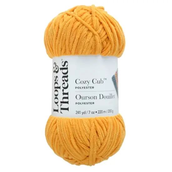 Cozy Cub&trade; Yarn by Loops & Threads&reg; Gold {1}
