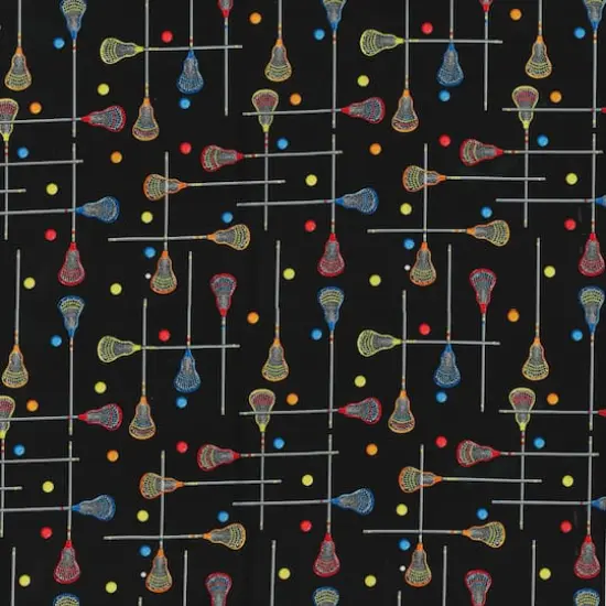 Fabric Traditions Lacrosse Cotton Fabric {1}