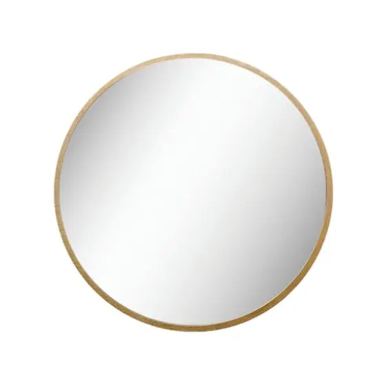 Hello Honey&reg; 36" Round Metal Framed Wall Mirror {1}