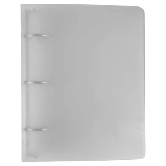 JAM Paper 1.5" Glass Twill Plastic Mini 3-Ring Binder {4}