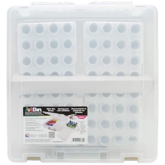 ArtBin&reg; Super Satchel&trade; Translucent Glitter Glue Storage Box {3}