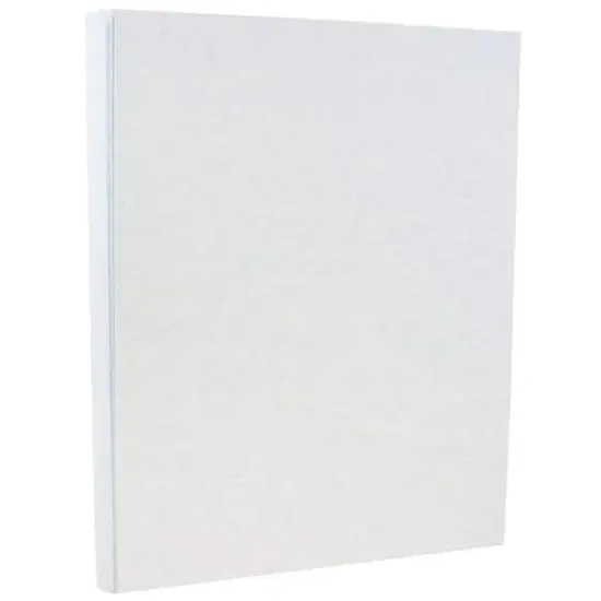 JAM Paper 8.5" x 11" Parchment Cardstock, 50 Sheets Blue {1}