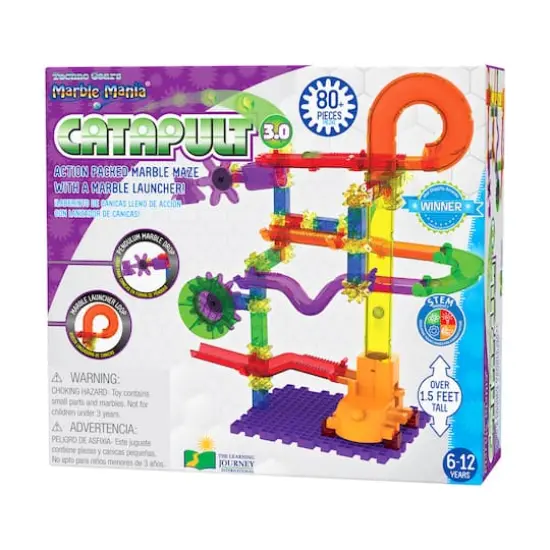 Techno Gears Marble Mania - Catapult 3.0: 80+ Pcs {1}