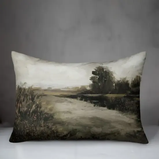 Antique Landscape 20" x 14" Indoor/Outdoor Pillow {4}