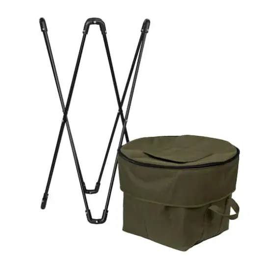 Household Essentials 2.75ft. Olive Green Thermal Standing Cooler with Travel Bag {4}