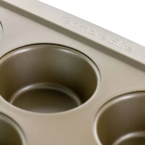 Kenmore Elite 12 Cup Nonstick Carbon Steel Muffin Pan {5}