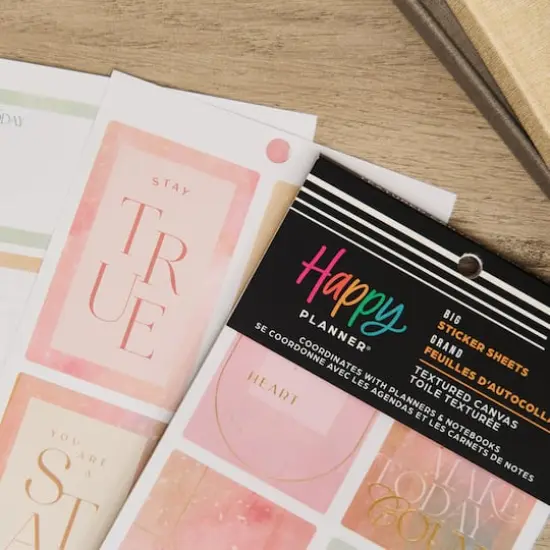 The Big Happy Planner&reg; Textured Canvas Sticker Book {8}