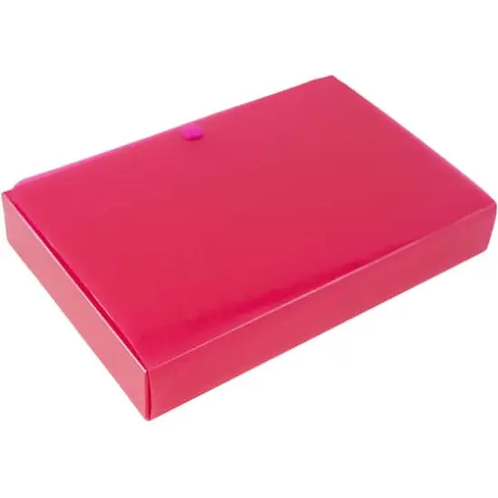JAM Paper Red Plastic Index Card Case {4}