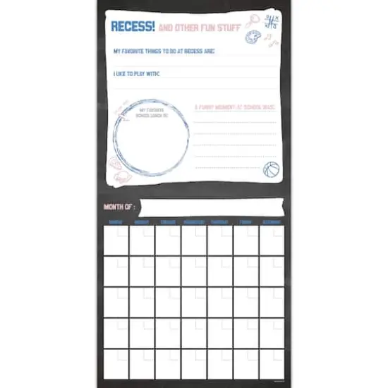 TF Publishing My School Year Undated Wall Calendar {5}