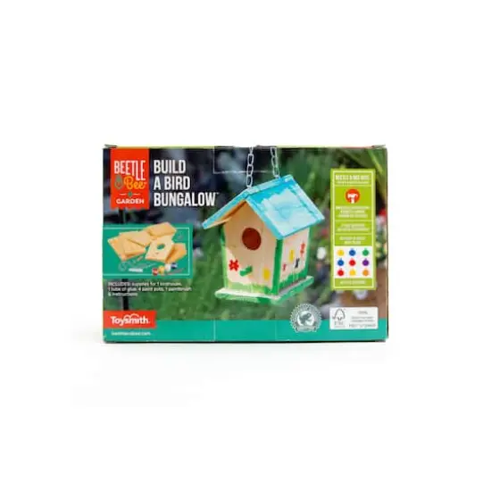 Toysmith Beetle & Bee Build a Bird Bungalow&trade; DIY Birdhouse Activity Kit {7}