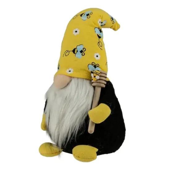 10" Bumblebee Daisy Springtime Gnome with Honey Dipper {4}