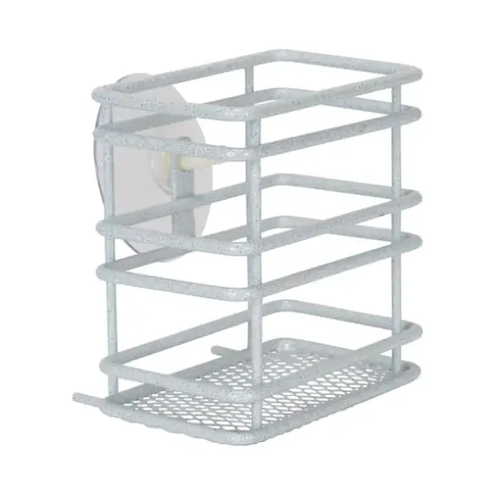 Laura Ashley White Speckled Sponge Holder {1}