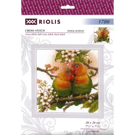 RIOLIS Lovebirds Cross Stitch Kit {1}