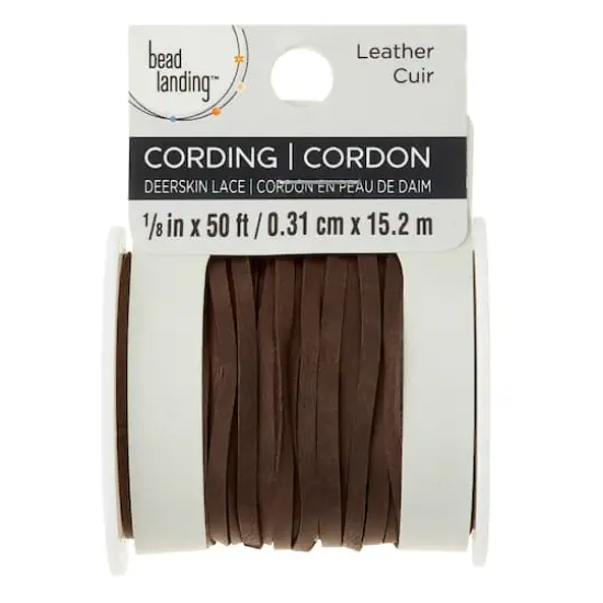 Bead Landing&trade; Deerskin Lace Chocolate {4}