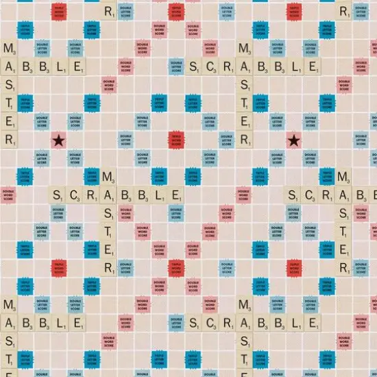 Scrabble Master Precut Cotton Fabric {1}