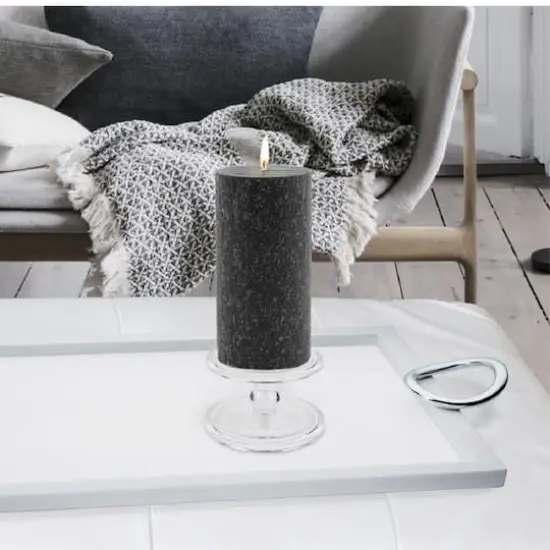 Root Candles 3" x 6" Unscented Timberline&trade; Pillar Candle Black {3}