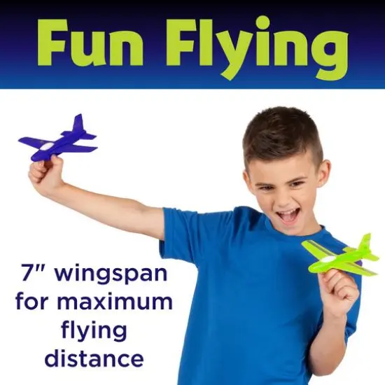 Creativity for Kids&reg; Stunt Squadron&trade; Glow-in-the-Dark Foam Flier Kit {9}