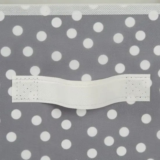 DII&reg; 13" Gray & White Dots Storage Cube, 2ct. {4}