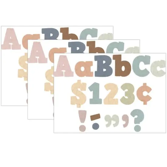 Teacher Created Resources Everyone is Welcome 4" Bold Block Letters Combo Pack, 690 Pieces {1}