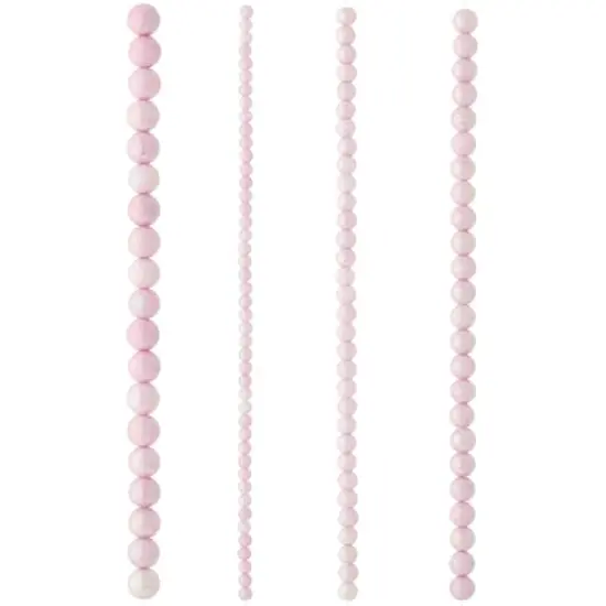 Light Violet Marble Glass Round Beads by Bead Landing&trade; {4}