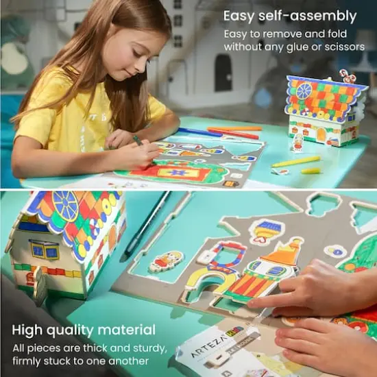 Arteza&reg; Kids 3D Puzzle House {4}