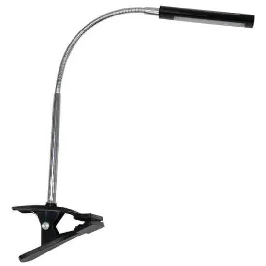 Silver & Black Studio Designs Art Clamp Lamp {3}