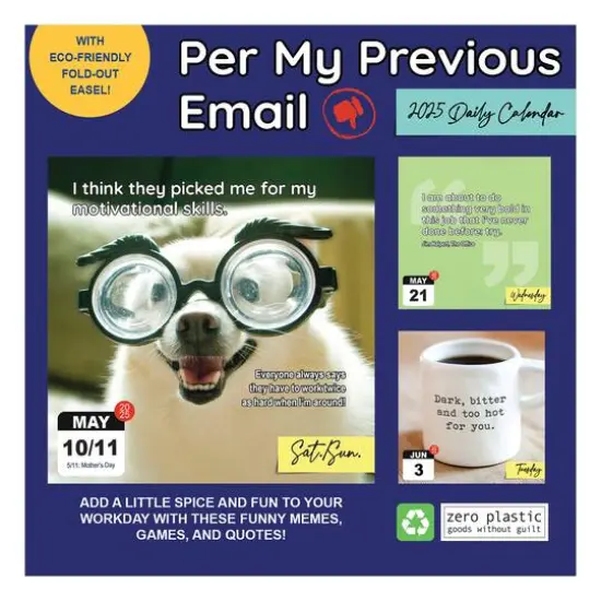 TF Publishing 2025 Per My Previous Email Daily Desktop Calendar {3}