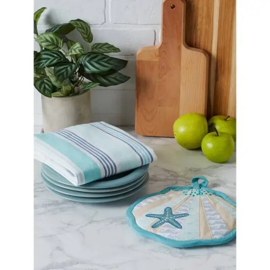 DII&reg; Seashell Potholder Gift Set {11}