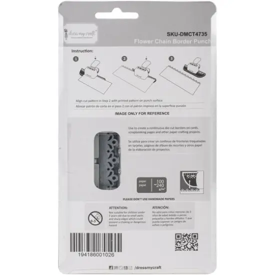 Dress My Craft&reg; Flower Chain Border Punch {4}