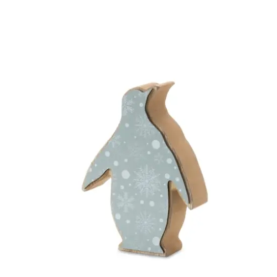 Wood Penguin D&eacute;cor Set, 6" & 8" {4}