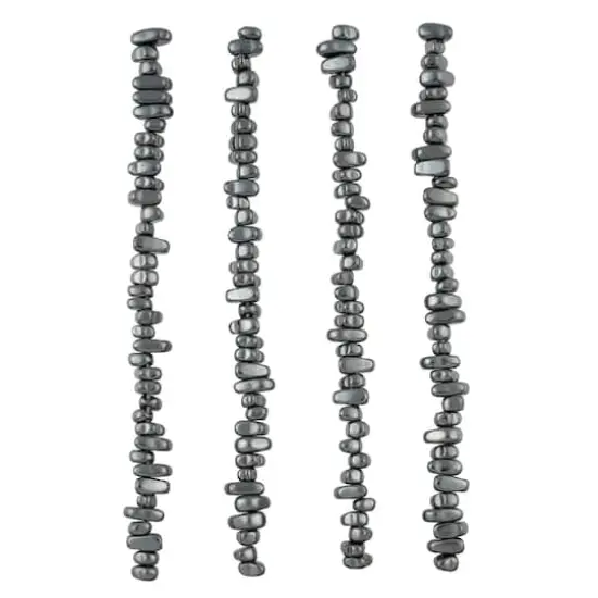 Black Hematite Chip Beads by Bead Landing&trade; {4}