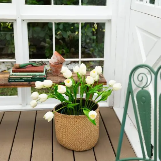 2ft. UV Resistant Artificial Tulip Plant (Indoor/Outdoor) {11}