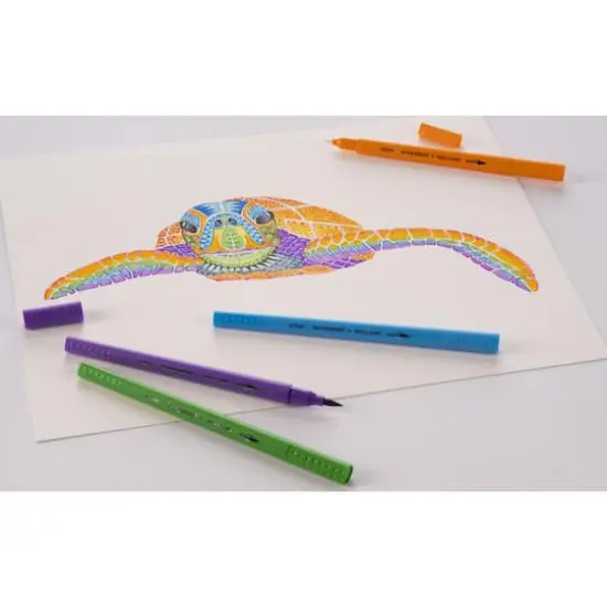 Bruynzeel Expression Fineliner 24 Color Brush Pen Set {5}