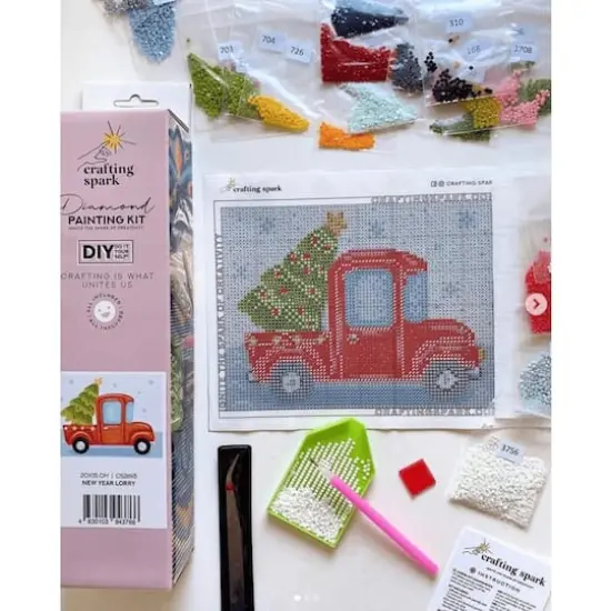 Crafting Spark Cat at Home Diamond Painting Kit {7}