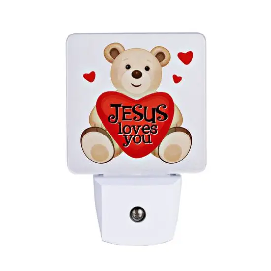 Let Your Light Shine Jesus Loves You Night Light {1}