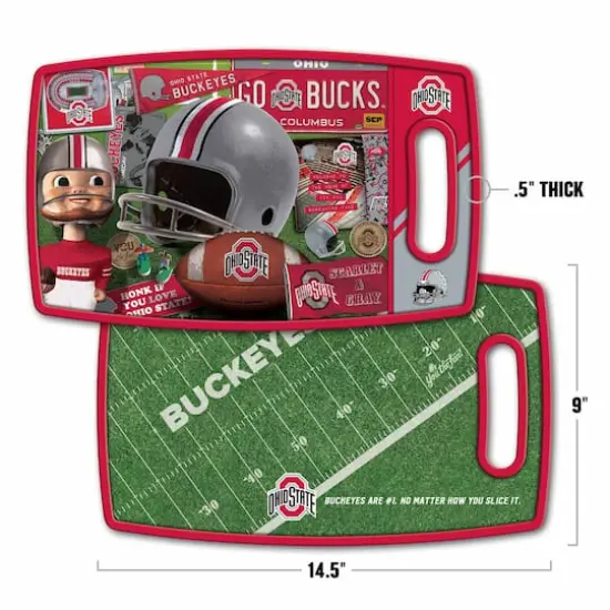 College Retro Series Cutting BoardOhio State Buckeyes {3}