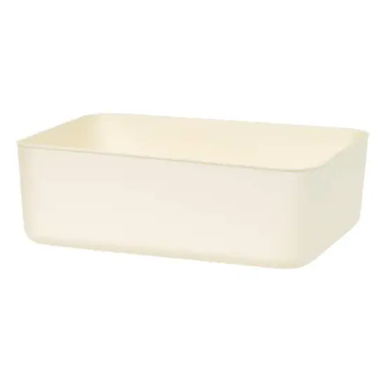 IRIS&reg; Medium Cream Nestable Storage Organizer Bins, 4ct. {6}