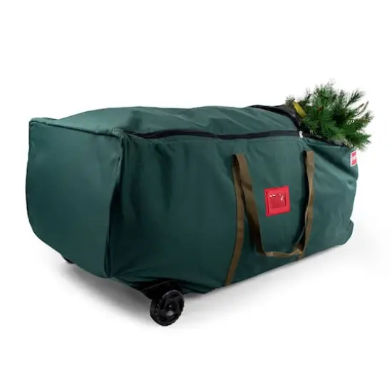 TreeKeeper Big Wheel 9ft. Rolling Christmas Tree Storage Bag {1}