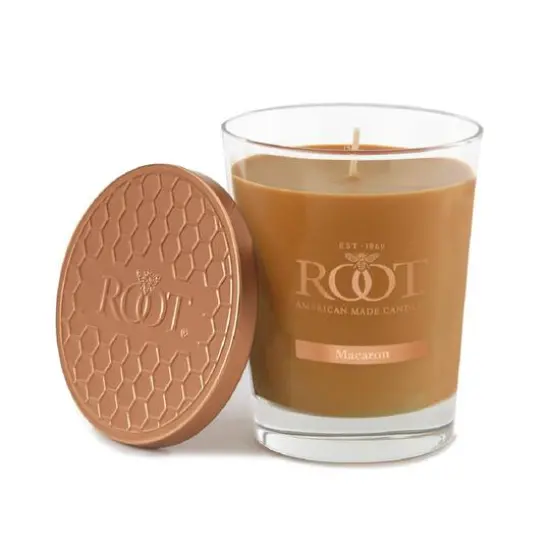 Root Candles 10.5oz. Large Scented Honeycomb Veriglass Jar Candle Macaron {1}