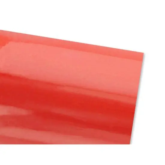 PA Vinyl Gloss Permanent Adhesive Vinyl Orange Red {3}