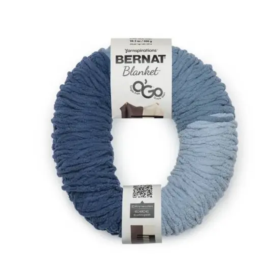 Bernat&reg; Blanket O'Go&trade; Yarn Indigo Fade {1}