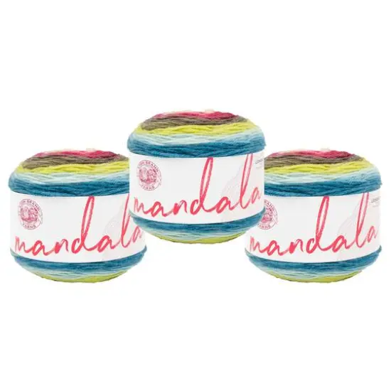 3 Pack Lion Brand&reg; Mandala&reg; Yarn Kappa {1}