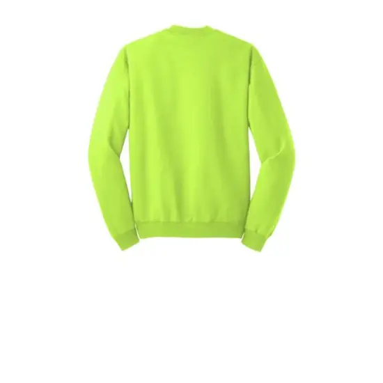 JERZEES&reg; Super Sweats&reg; NuBlend&reg; Crewneck Sweatshirt Safety Green {5}