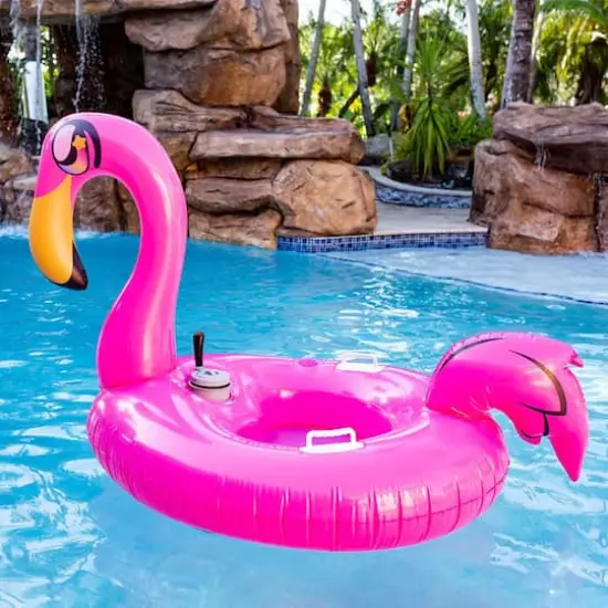 PoolCandy 48"Special Edition Motorized Flamingo Tube Runner  {1}