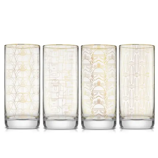 JoyJolt&reg; 13.5oz. Star Wars&trade; Deco Tall Drinking Glasses, 4ct. {1}