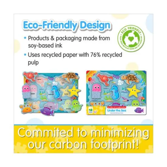 My First Lift & Learn Puzzle - Under the Sea: 8 Pcs {7}